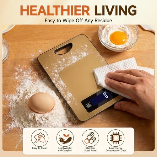 Food Scale, Digital Kitchen Scale with Hanging Loop, 11lb Baking Scale