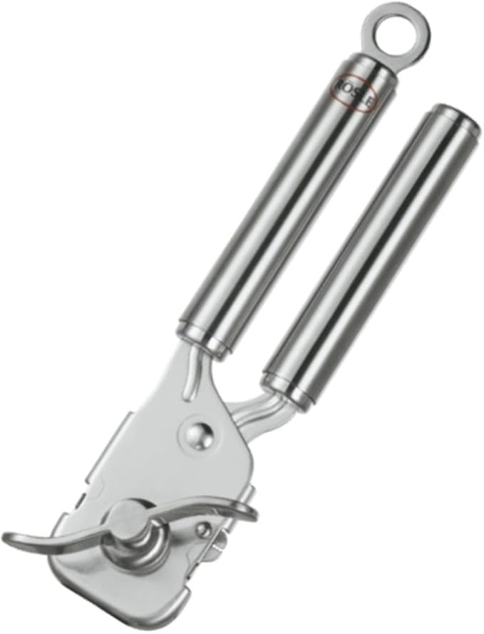 Rösle Stainless Steel Can Opener with Pliers Grip, 7-inch