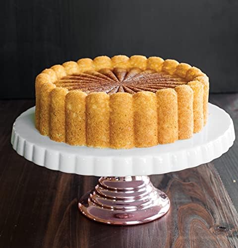 Nordic Ware Charlotte Cake Pan, 6-Cup/1.4 Liters, Toffee (Pack of 3)