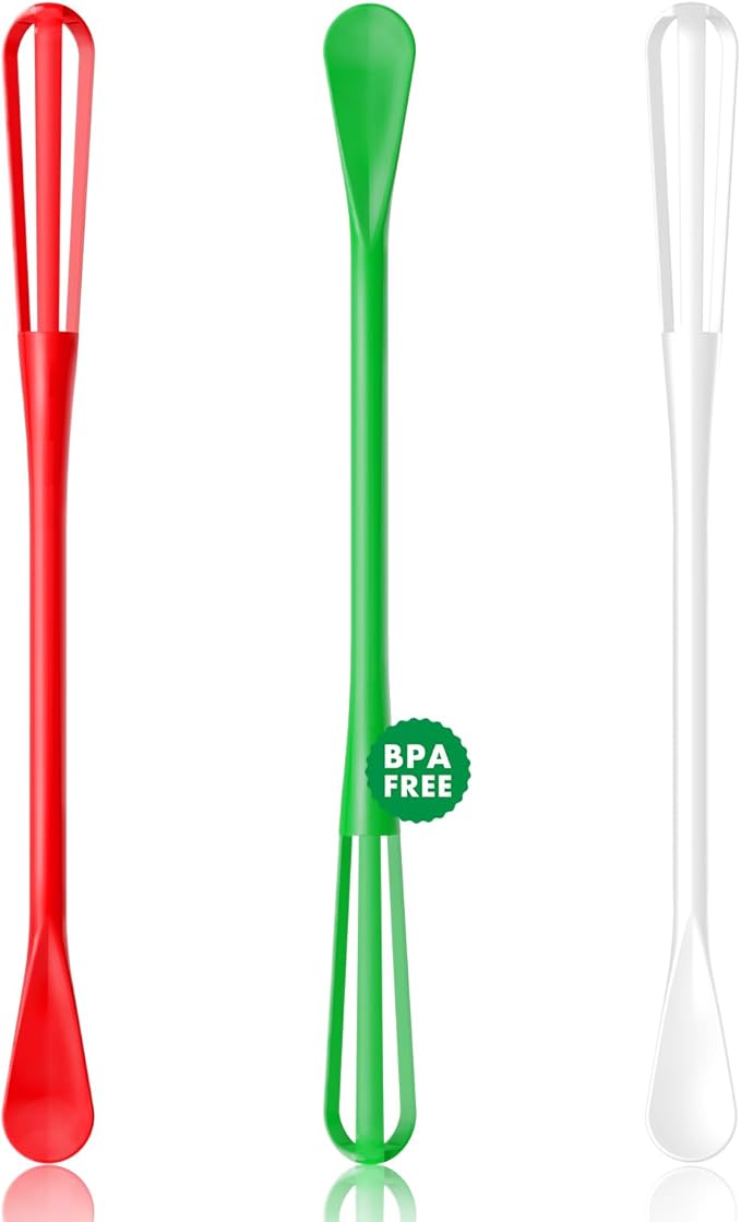 Christmas Colors Mini Whisk Set, 8.5 in Mini Whisks for Cooking, 3 Pieces Small Wisk For Whisking, Beating, Blending Ingredients, Mixing Sauces, BPA Free Tiny Whisk