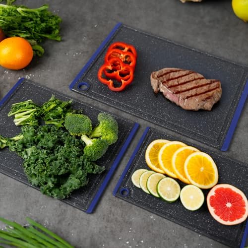 Cutting Board, Extra Large Cutting Boards for Kitchen Chopping Board with Juice Grooves, Kikcoin