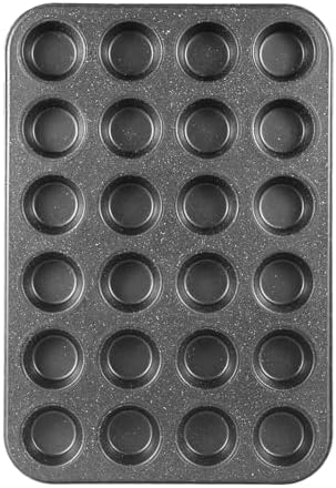Walooza Mini Muffin & Cheesecake Pan, Nonstick 24, Toast Oven Baking Supplies