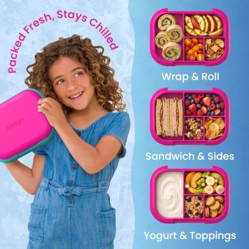 Bentgo Chill Kids 4-Compartment Bento Box Leakproof Lunch Box