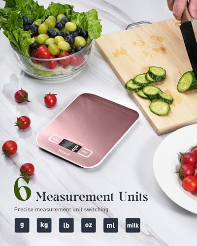 Food Scale, Digital Kitchen Scale with Grams & Ounces Units, 11lb