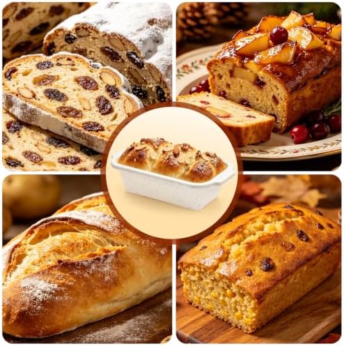 4 Pack Silicone Loaf Pan, Metal Reinforced Bread Pan Small Bread Pans