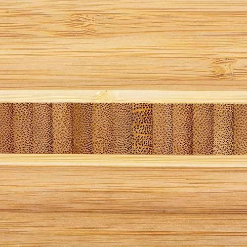 Totally Bamboo Dominica Large Cutting Board with Juice Groove, 20-5/8" x 12-1/2"