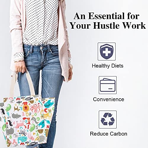 iknoe 9L Insulated Lunch Bag for Men & Women, Leak-Resistant Zoo