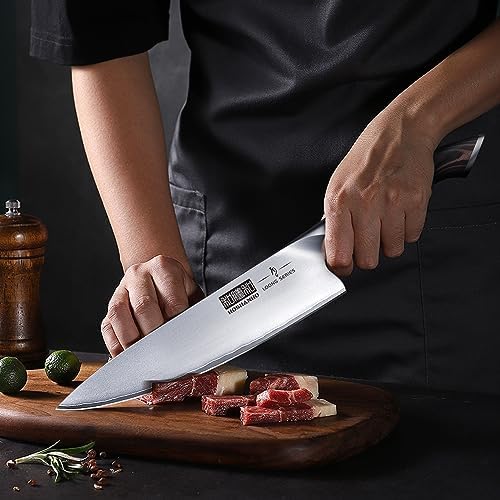 HOSHANHO Knife Set with Magnetic Knife Holder, 6PCS Kitchen Knife Sets