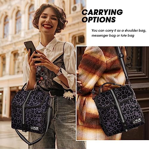 VLM Lunch Box for Women, Insulated Lunch Bag Women, Cute Floral Lunch Tote