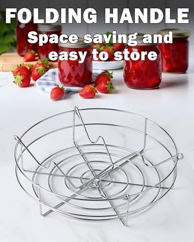 Cook N Home Stainless Steel Water Bath Canning Pot with rack and Lid,