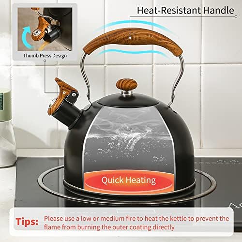 LONFFERY Tea Kettle for Stove Top