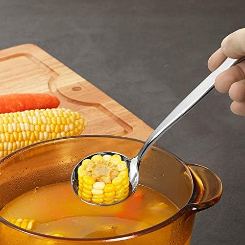 Idotry 2-Piece Stainless Steel Gravy Soup Spoon, Small Gravy Ladle Soup