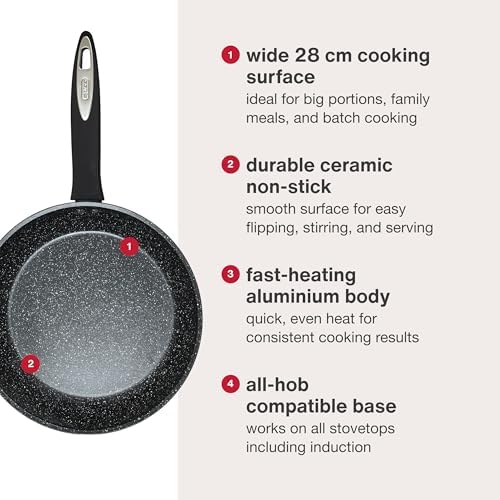 Zyliss Ultimate Ceramic Cookware, Non-Stick Fry Pan, 11"