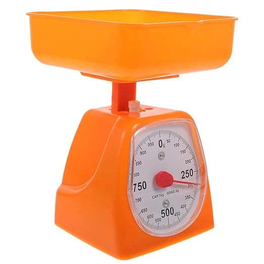 Mechanical Kitchen Scale with Dial Display Accurate Portion Weigh Scale for Food and Laboratory Use Portable Analog Kitchen Counter
