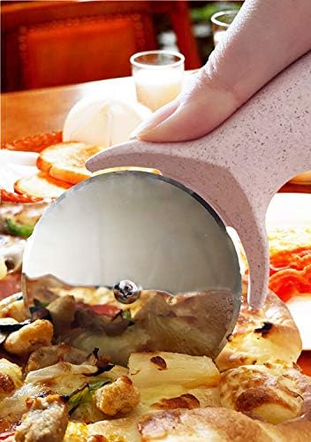 Pizza Cutter Wheel with Cover,Pizza Slicer-Healthy Stainless Steel Material