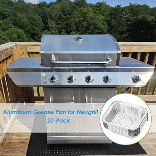 20-Pack Aluminum Drip Liner for Nexgrill 720-0830X 720-0830H