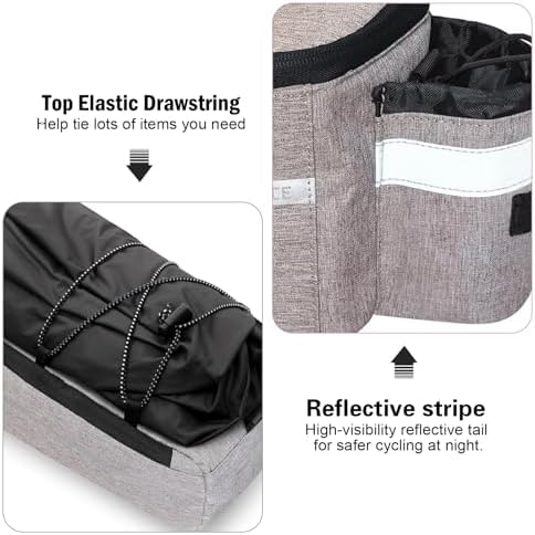 RAYMACE Bike Rear Rack Bag, Bike Trunk Cooler Bag