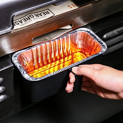 Uniflasy Grease Catcher Kit for Blackstone 17"-36" Griddles, 20 Liners