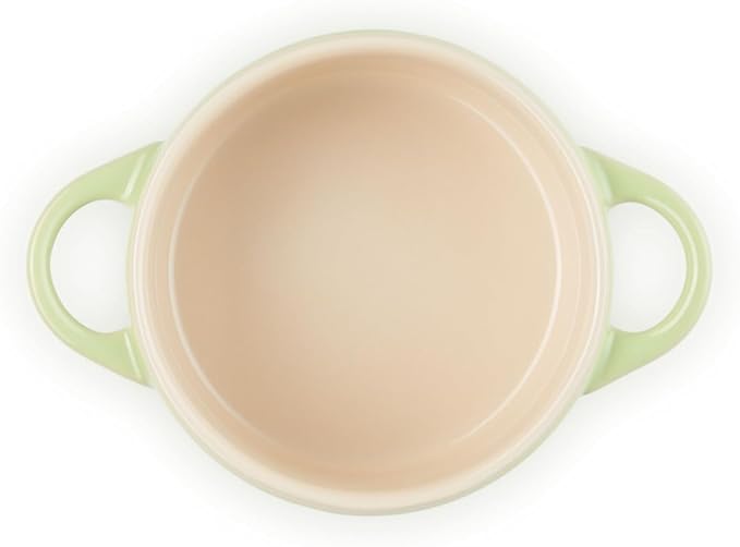 Le Creuset Stoneware Mini Round Cocotte, 8 oz., Palm