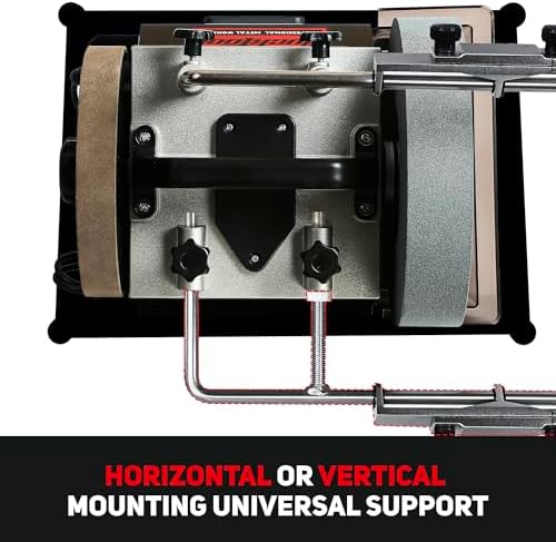 BUCKTOOL 10" 1.2A Variable Speed Wet Sharpening System,Two Way Rotation