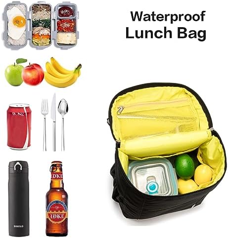 NOL Insulated Lunch Bags for Women Cooler Bag Lightweight Nylon Waterproof Lunch Box for Work