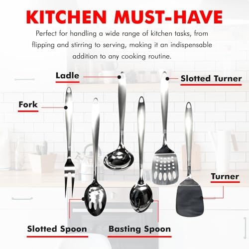 Chef Craft Select Slotted Spoon, 13 inch, Stainless Steel