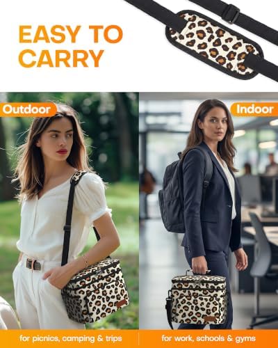 HOTOR Insulated Lunch Box Men Women Leak-Proof Cooler Lunch Bag 9L