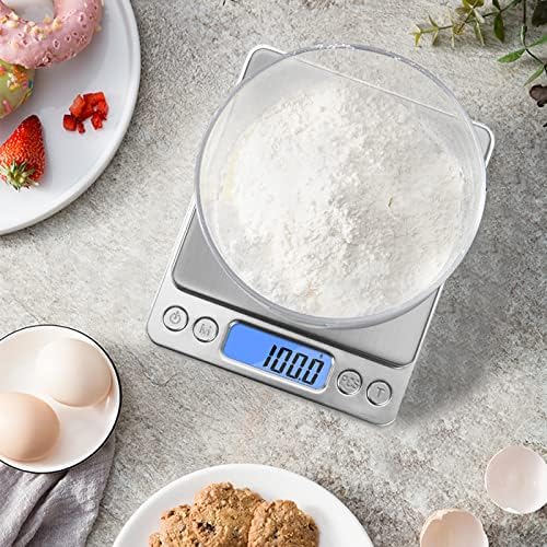 Toprime Digital Gram Scale 500g 0.01g Food Scale Kitchen High Precision