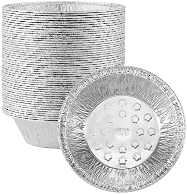 5 Inch Mini Aluminum Foil Pie Pans, 100 Pack