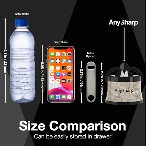 AnySharp – Editions – Easy to Use, Hands Free Knife Sharpener - Stone