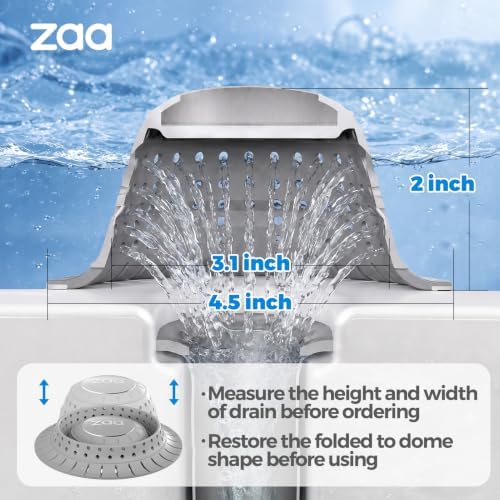 zaa Shower Drain Hair Catcher Bathtub Drain Cover Strainer Protector