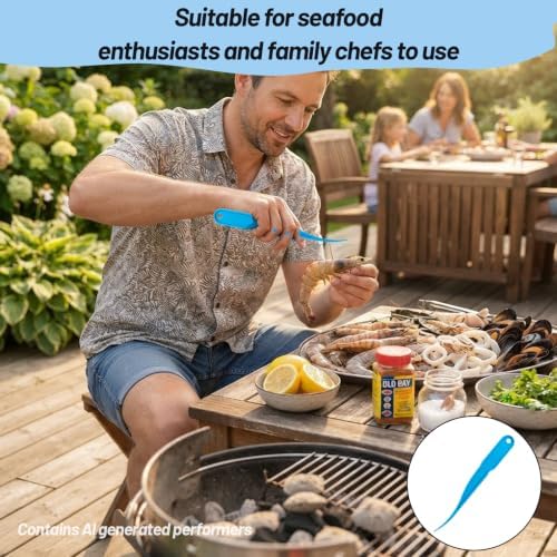 Shrimp Deveiner Tool Shrimp Peeler 1PC Blue Seafood Kitchen Tool