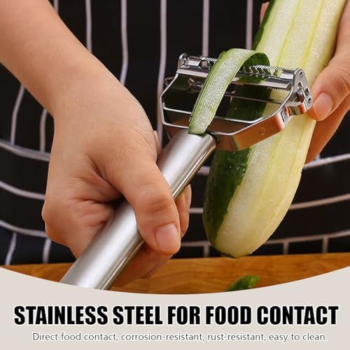 Multifunction Stainless Steel Julienne Peeler Vegetable Peeler Double Planing Grater Kitchen Accessories Cooking Tools