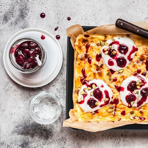 E-far 9x9 Baking Pan, Nonstick Square Cake Pan with Stainless Steel Core