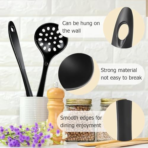 Large Plastic Serving Spoons,Disposable Heavy Duty Colander,20 Pieces