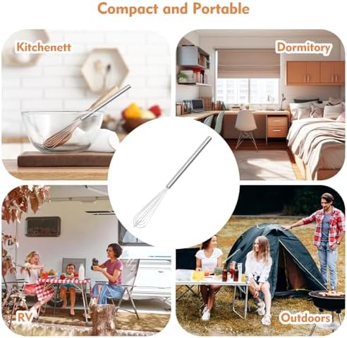 1 PCS Mini Whisk,Small Whisks for Cooking