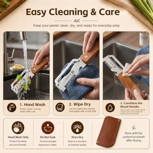 3-in-1 Multifunctional Vegetable Peeler for Right Hand