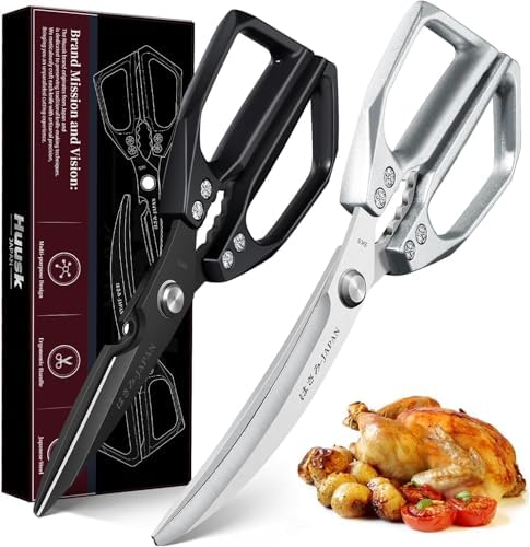 Huusk Kitchen Scissors all Purpose, Heavy Duty Kitchen Shears Set