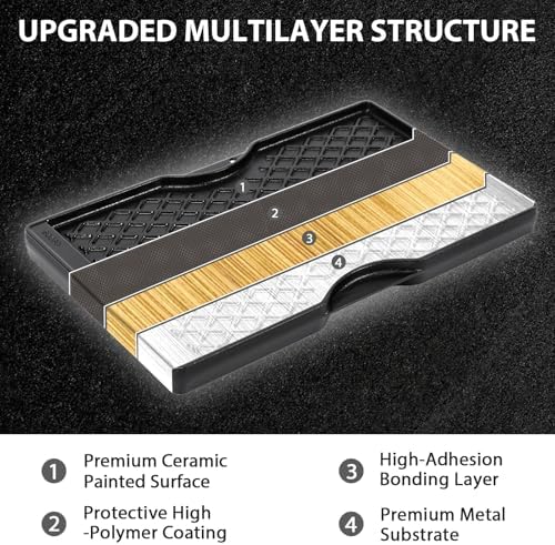 Utheer 7637 Spirit 200 Reversible Griddle, Raised-Side Ceramic