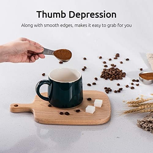 U-Taste 18/8 Stainless Steel Coffee Scoop: 2 Tbsp Scoop Metal Measure Spoon