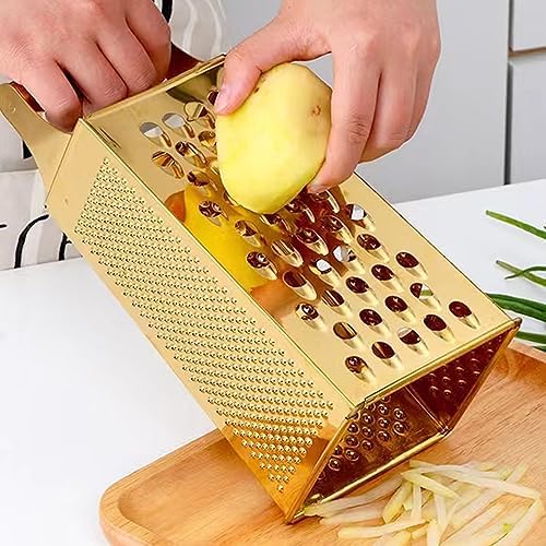 Stainless Steel 4 Sides Multifunctional Grater Slicer with Handle