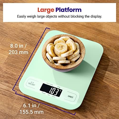 Etekcity Food Kitchen Scale, Digital Grams and Ounces, Large