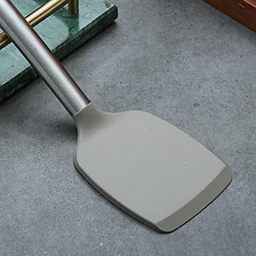 Berglander Spatulas, Non-stick Silicone Solid Turner,Barbecue Spatulas Turner For Cooking, Kitchen Dishwasher Safe, Easy to Clean