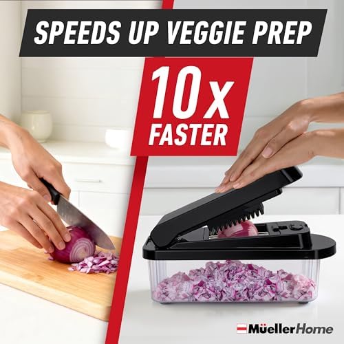 MUELLER HOME Pro-Series 10-in-1, 8 Vegetable Chopper & Mandoline Slicer