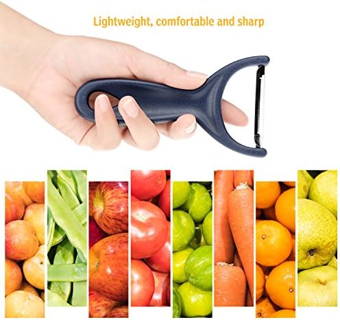 Potato Peeler Y Shaped Vegetable Peeler, Premium Ultra Sharp Fruit Peeler for Kitchen (Pack of 3)
