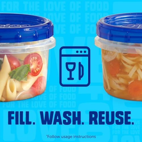 Ziploc Twist N Loc Leak-Proof Food Storage Containers, Small, 9 Count