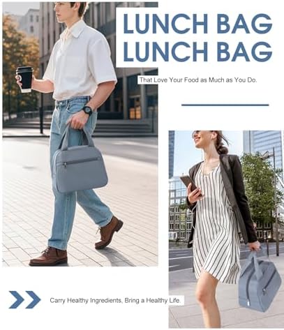 Lunch Bag, Large Insulated Lunch Box for Women Men