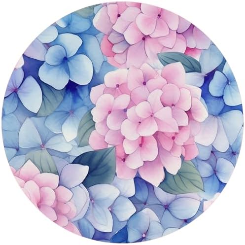 Andreas Silicone Jar Opener, Hydrangea – 6.25" Non-Slip Lid Gripper & Garlic Peeler, Dishwasher Safe, Multi-Use, Durable Silicone & Fabric, Made in the USA, JO-337
