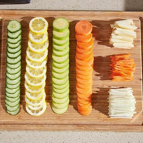 ONCE FOR ALL Safe Mandoline Slicer, All in 1 Vegetables Chopper, Green