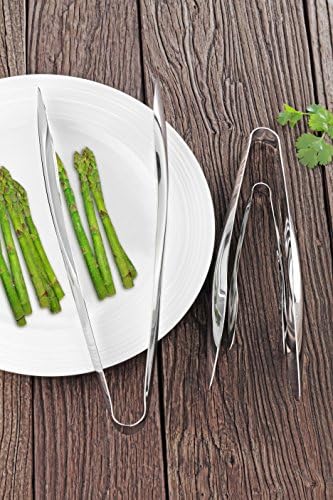 Artaste 43167 Rain 18/10 Stainless Steel Utility Tongs, Set of 3